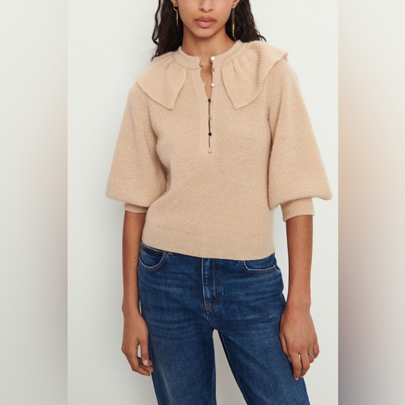 NWT Ba&Sh Hoa Wool & Mohair-Blend Sweater - Picture 2 of 7